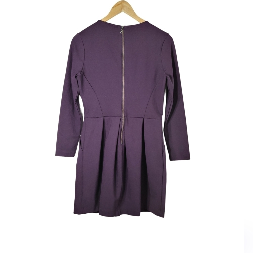 Aritzia Talula Tartine Purple Long Sleeve Mini Dress Women's Size S - Picture 7 of 12